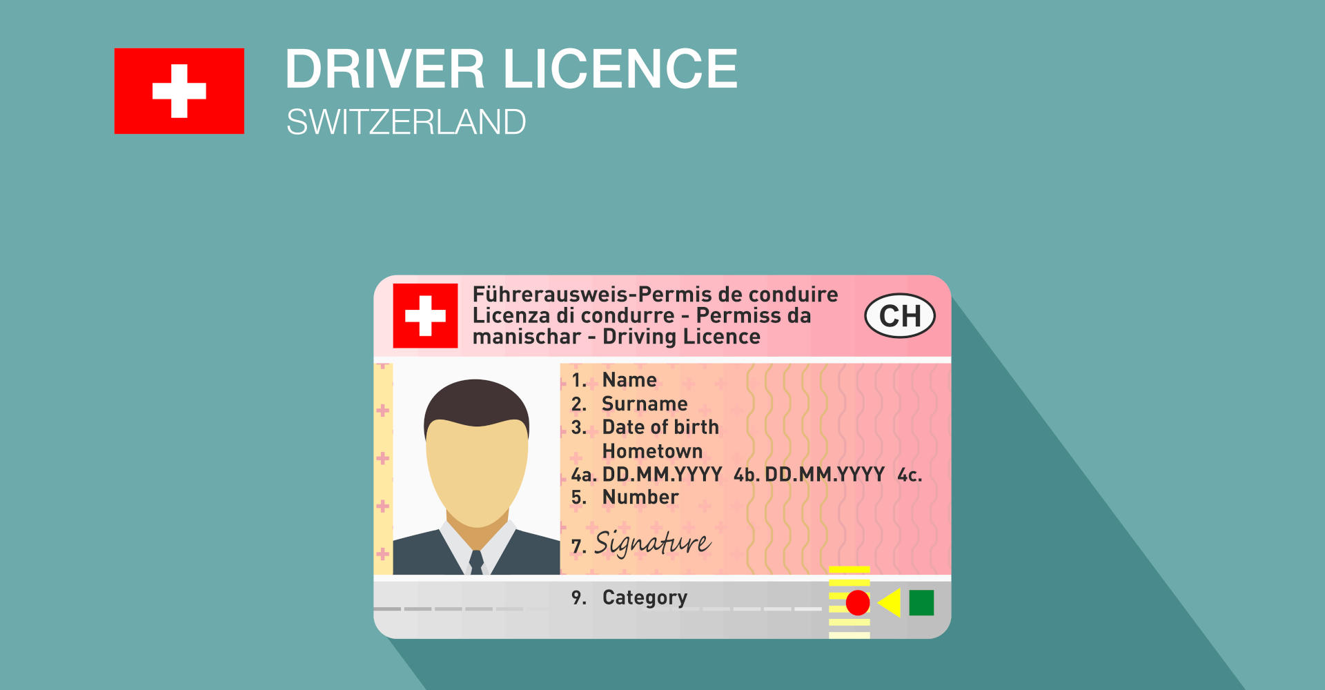 Weg zu Führerschein - praktische Prüfung